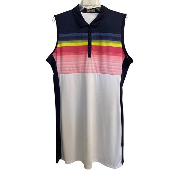 Callaway Golf Dress Rainbow Gradient Opti-Dri Size XL NEW - Picture 11 of 11